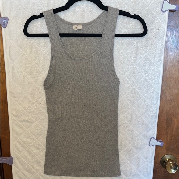 Calvin Klein Tops - Calvin Klein Vintage 1980s Gray Ribbed Tank Top